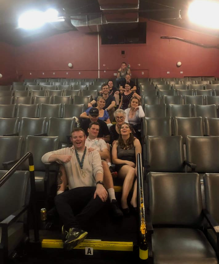 actors sitting in the aisle of zpac theatre hervey bay - show proposals