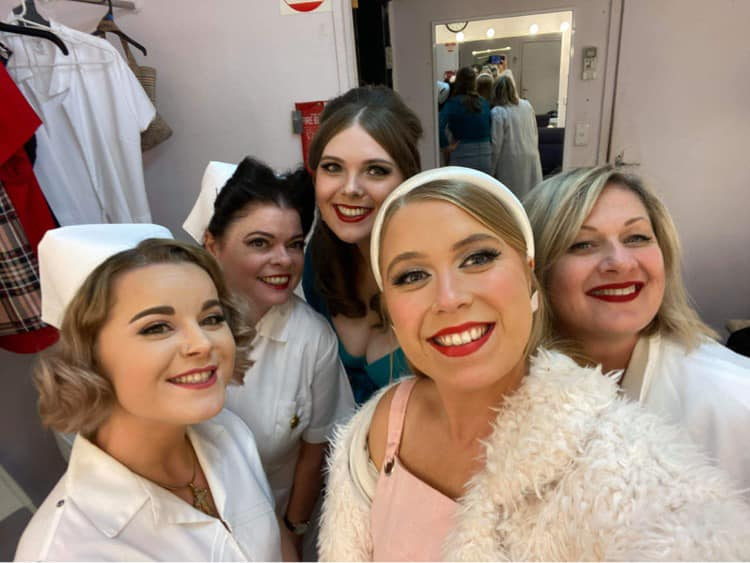 girls in costume posing backstage at zpac theatre hervey bay - Z-PAC Theatre Membership