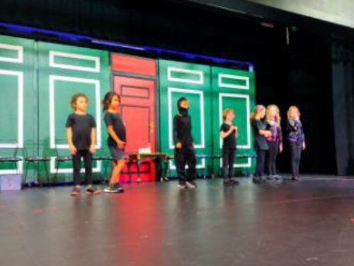 Z-PAC Theatre drama classes on stage