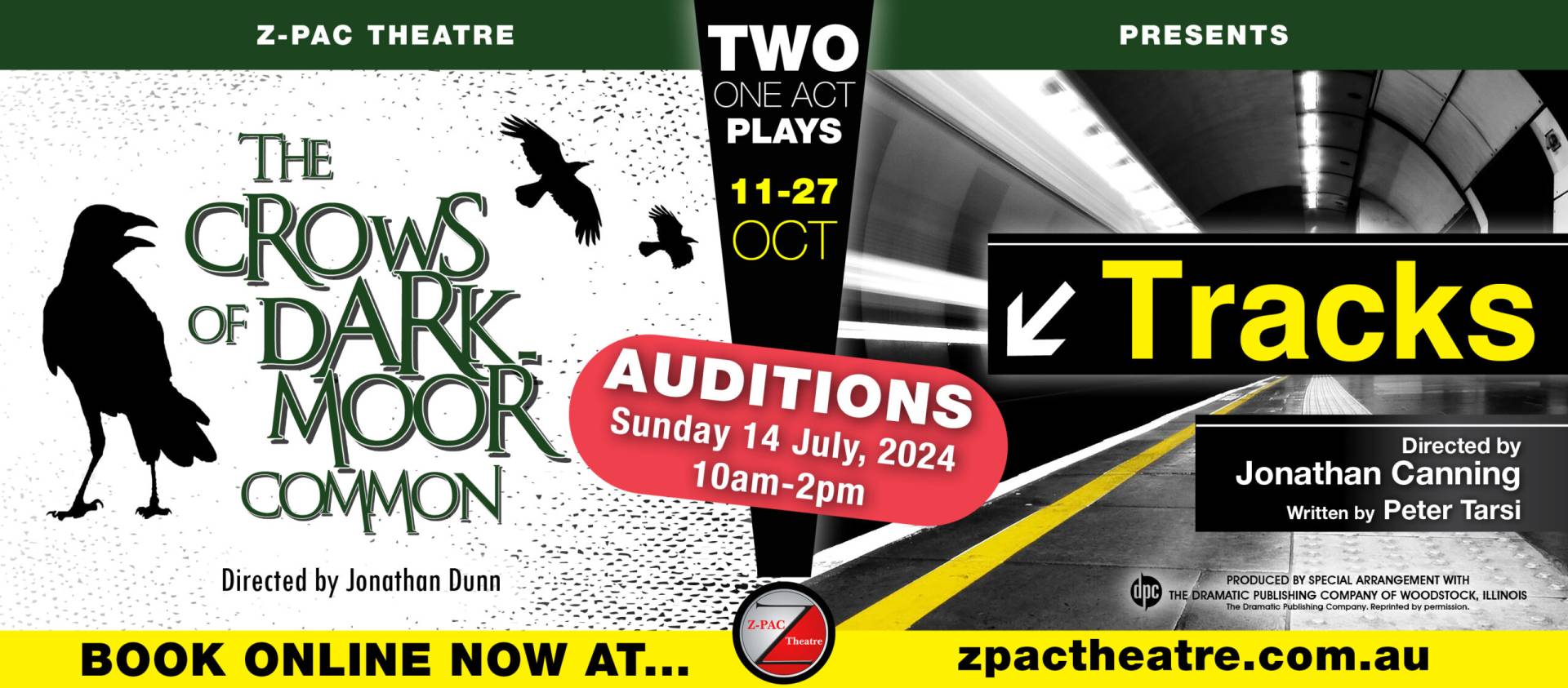 Tracks Crows Facebook banner AUDITIONS scaled